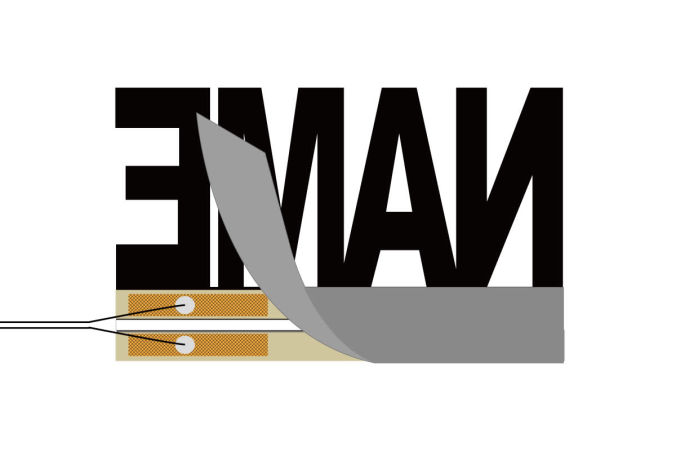 無機ELシートの配線保護