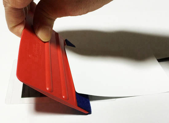 無機ELシートのラミネート手順