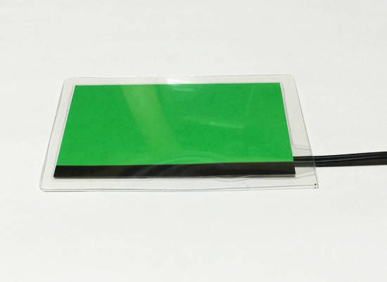 無機ELシートのラミネート完成