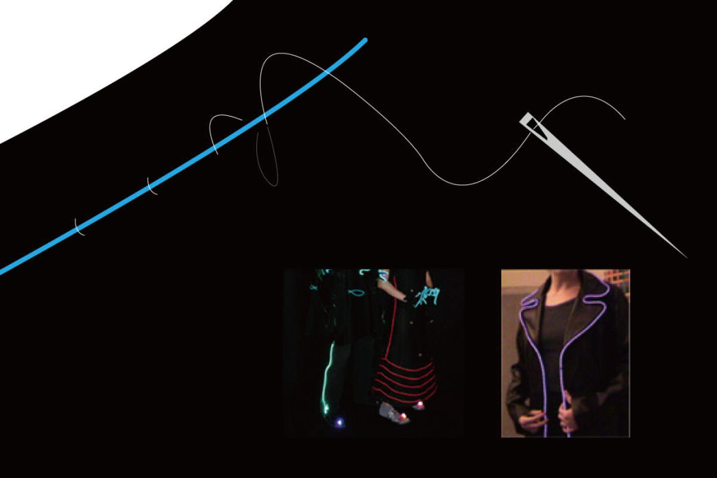 ELファイバーで光る衣装を作る