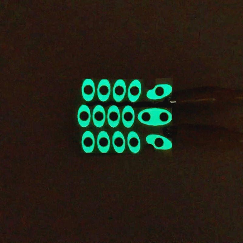 ELシート発光例